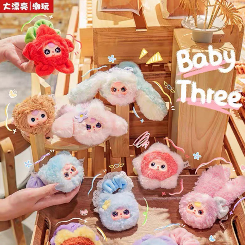 Baby Products Gift Set - طفل ثلاثة زهرة الشعر الدائري سلسلة