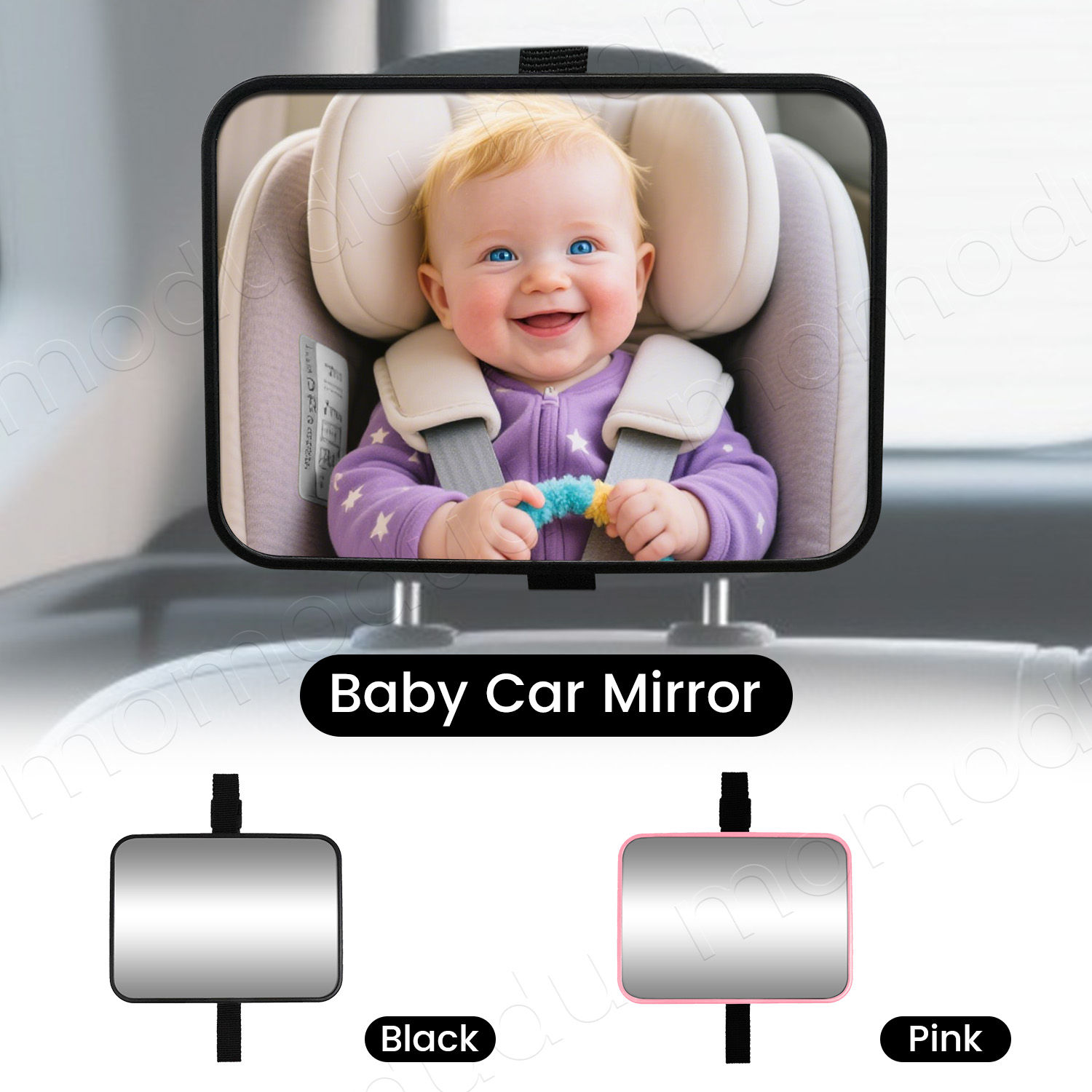 Baby Monitor Sensor - مرآة سيارة للأطفال الرؤية الخلفية مرآة