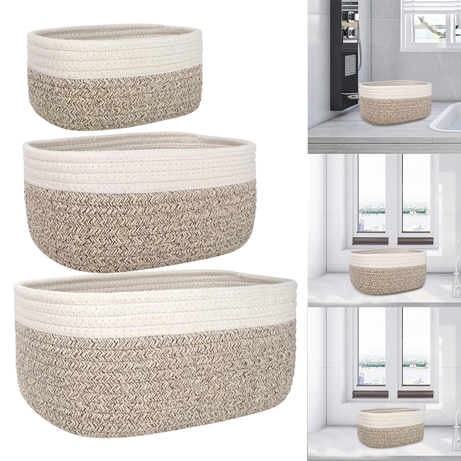 سلة تخزين من حبل القطن للوضع ت - مراجعة Baby Products Basket وسعره