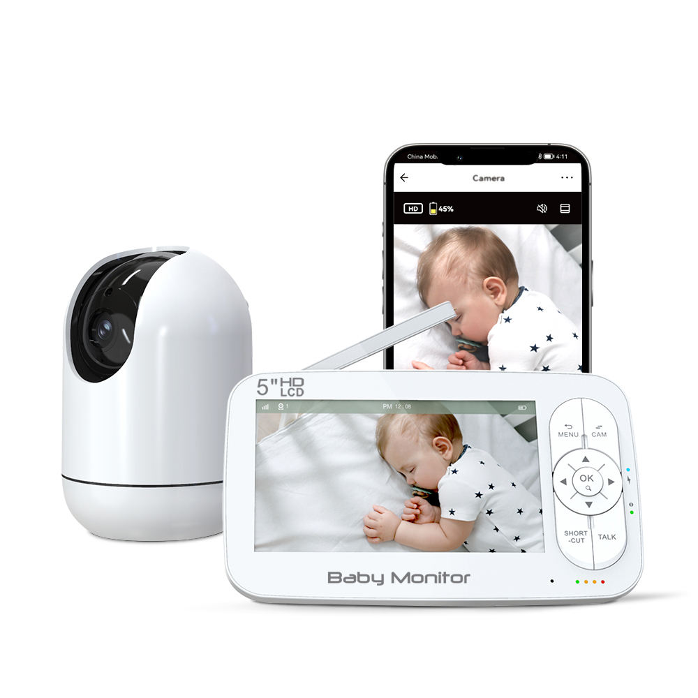 5 بوصة 2MP 1080P APP التحكم عن - مراجعة Baby Monitor Sensor وسعره