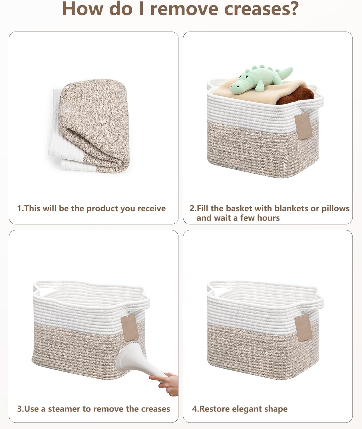 سلة تخزين صغيرة منسوجة، سلة من - مراجعة Baby Products Basket وسعره