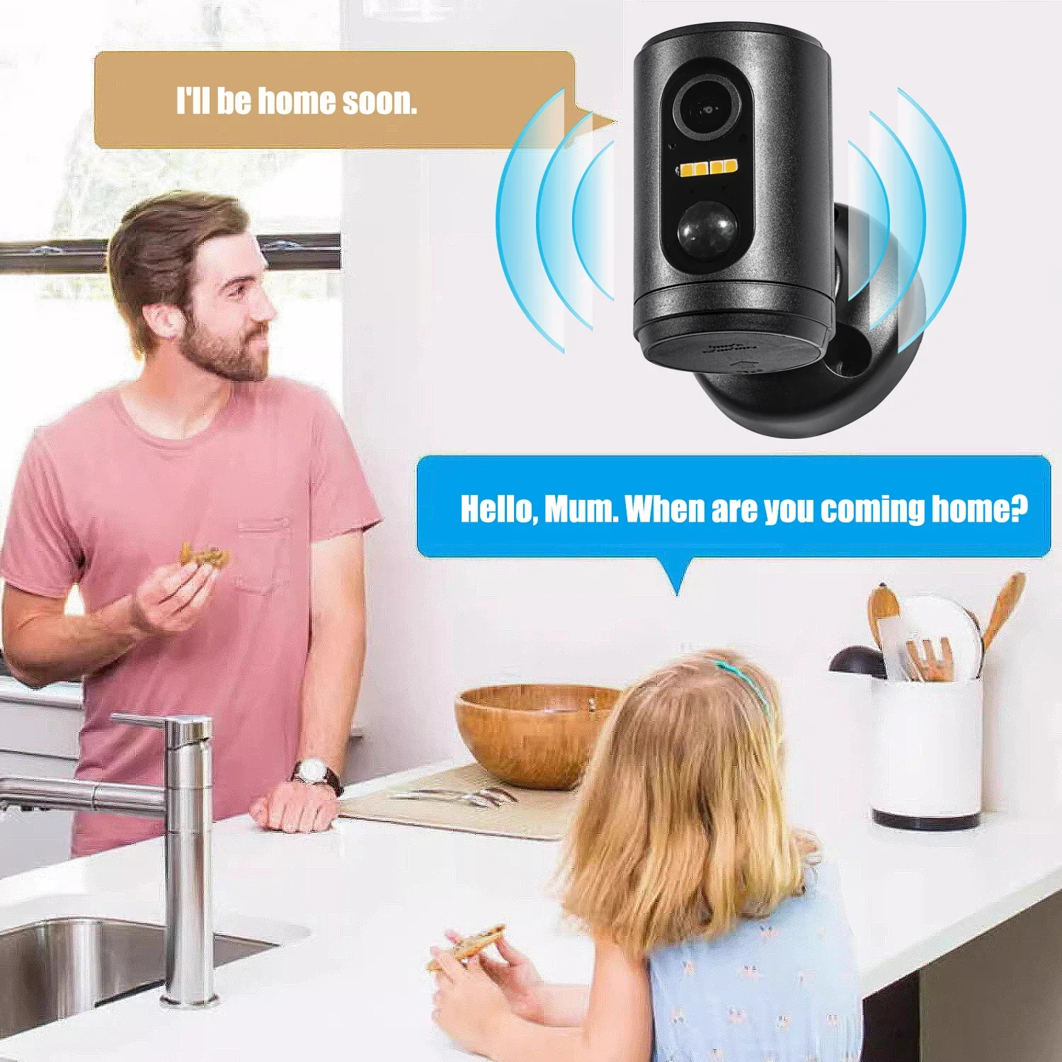 كاميرا مصغرة بدقة 1080 بكسل مع - مراجعة Baby Monitor Sensor وسعره