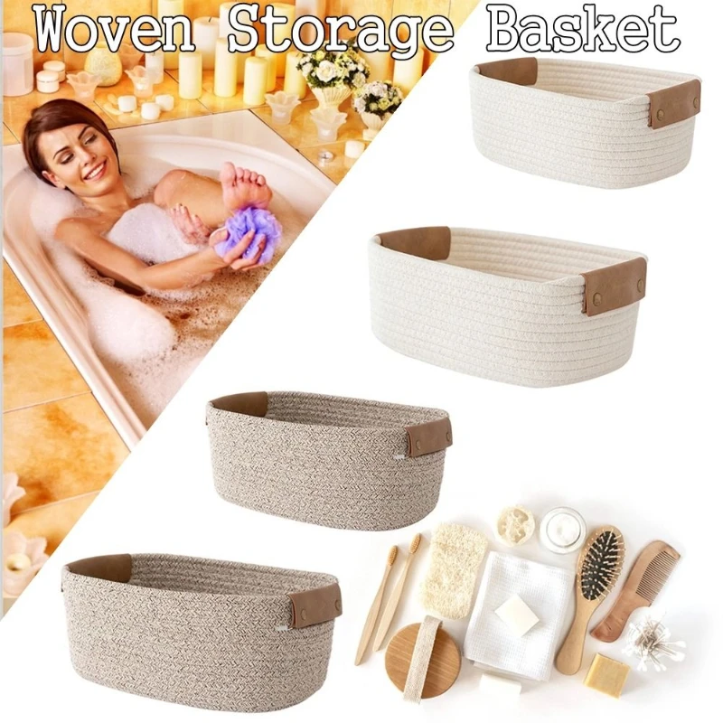 سلة تخزين مكتبية من حبل القطن  - مراجعة Baby Products Basket وسعره